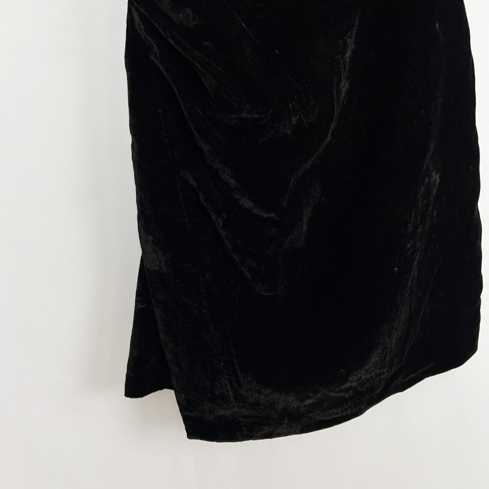 New House of Harlow 1960 Velvet Draped Wedding Guest Sexy Diamonds Rhinestones - Picture 6 of 8
